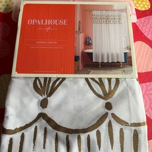 Opal house shower curtain